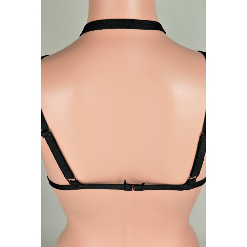 Lovemystyle Multi Strap Bralette harnais en noir