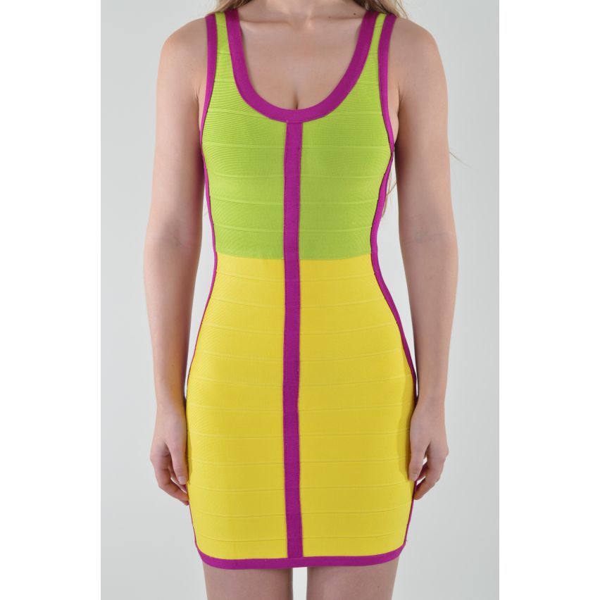 Lovemystyle Short multicolore Bandage Dress