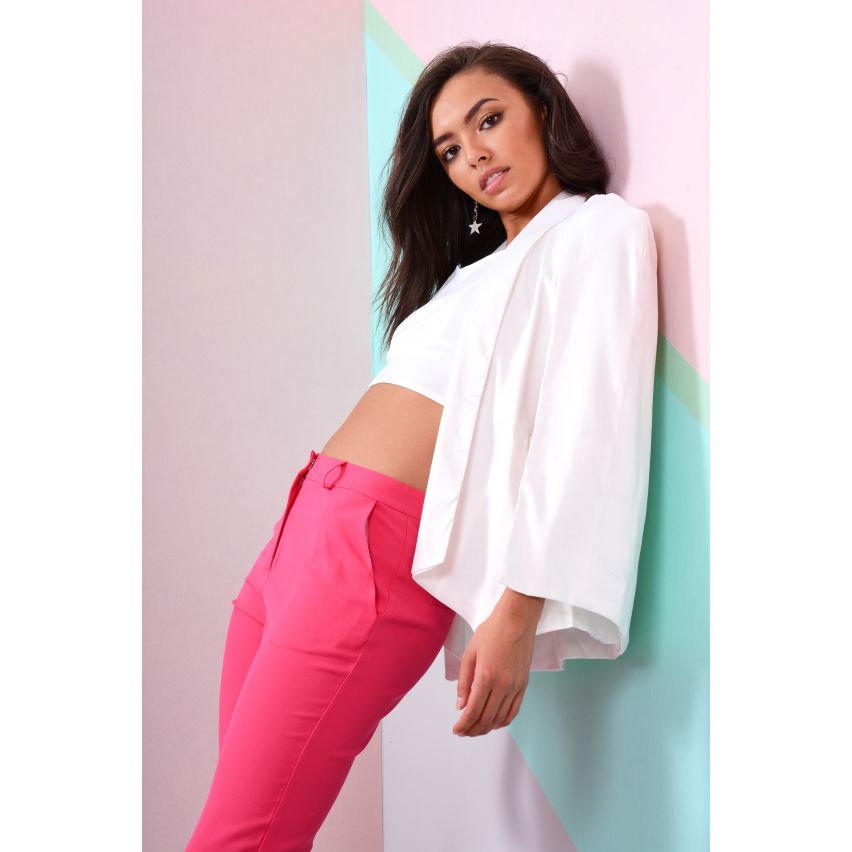 Lovemystyle ausgestattet Low Rise Hosen In Hot Pink