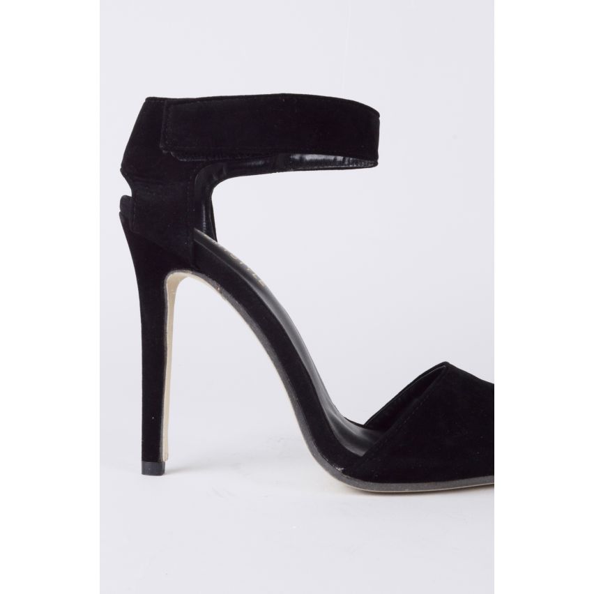 Lovemystyle velours a talons en noir