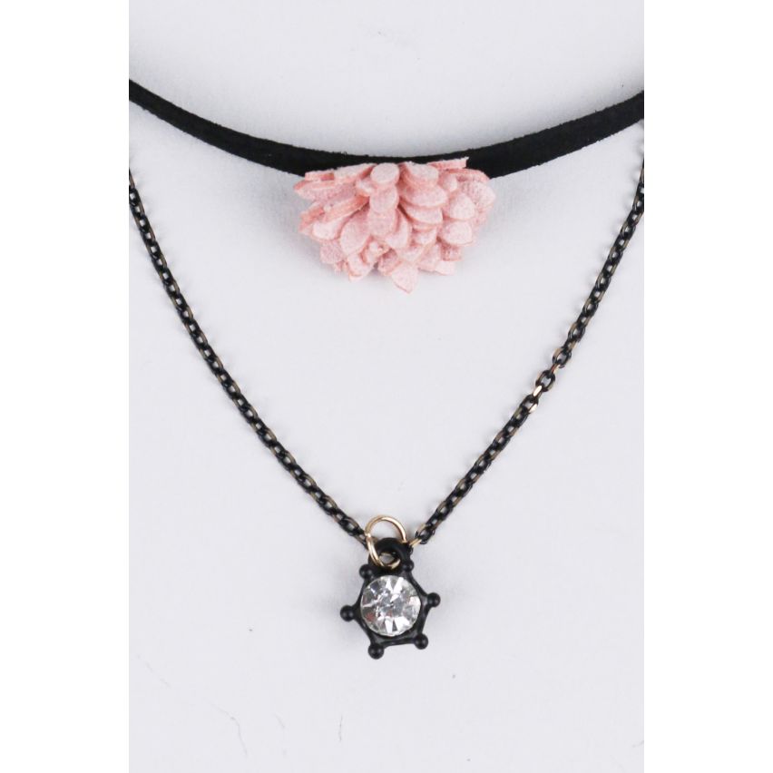 Collier Lovemystyle tour de cou avec détail de gland