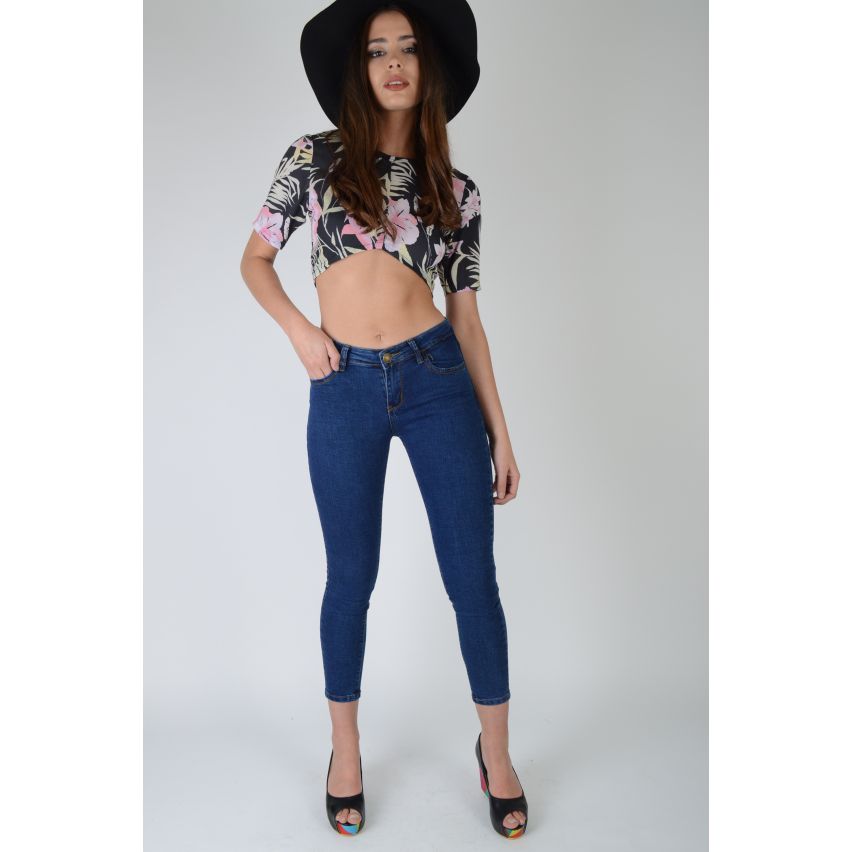 Lovemystyle High Waisted bleu Super Skinny Jeans