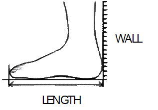 How to measure foot length